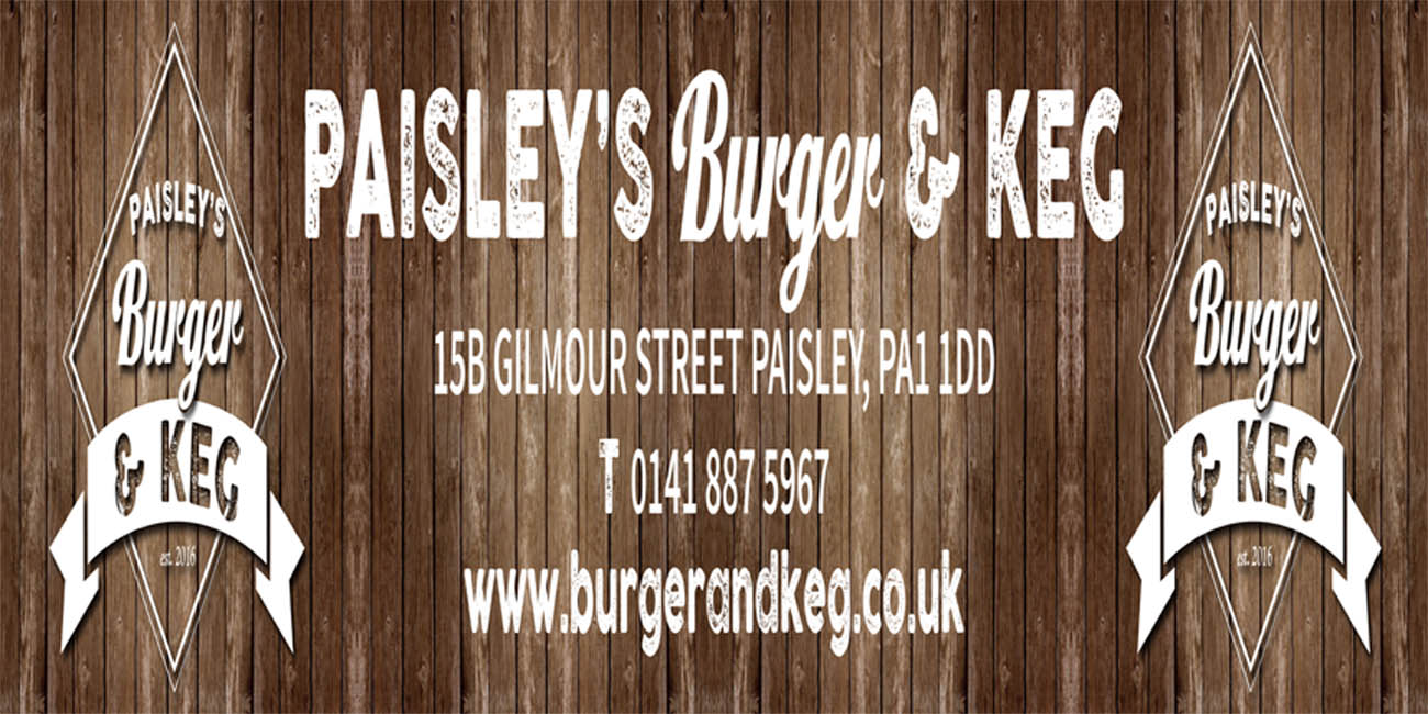 Matchday Sponsors: Burger and Keg