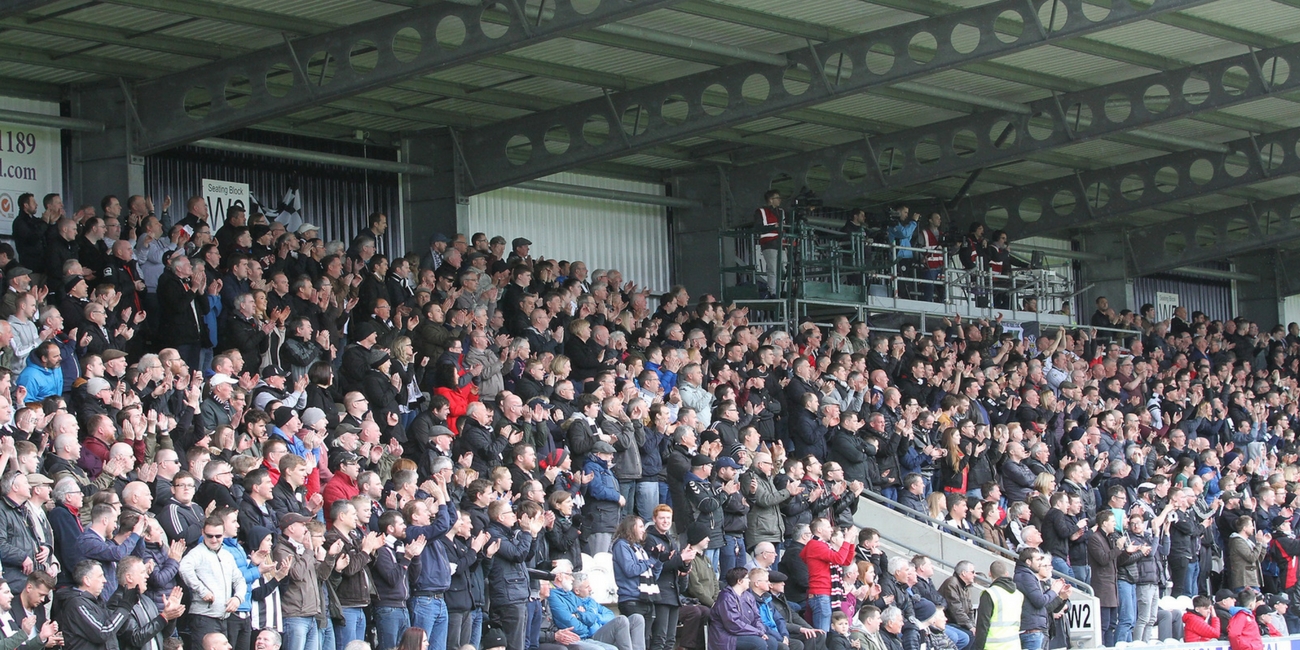 West Stand is Black and White