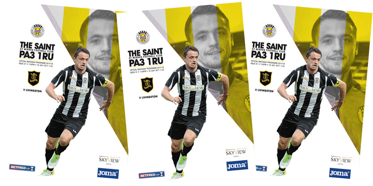 Match Day Programme: St Mirren vs Livingston (18th Jul)