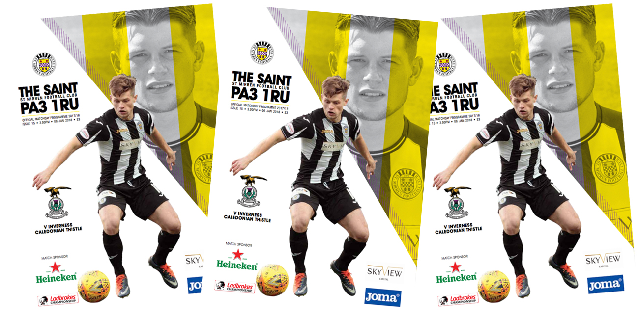 Match Day Programme: St Mirren vs Inverness CT (6th Jan)