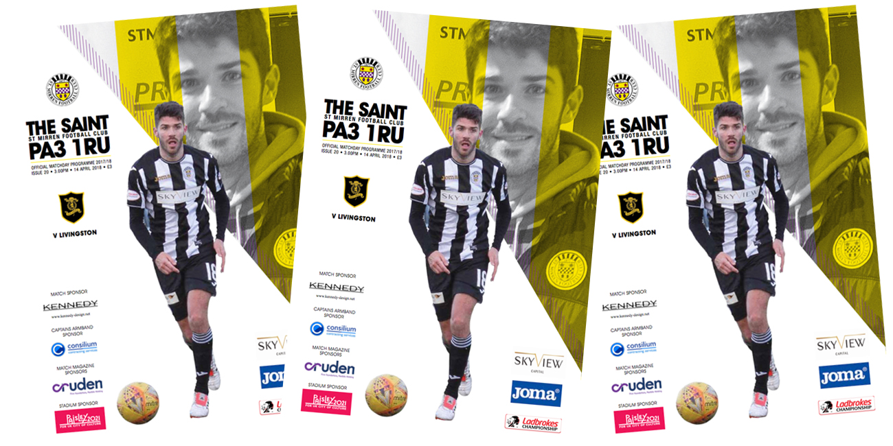 Match Day Programme: St Mirren vs Livingston (14th Apr)