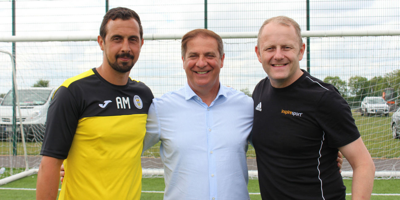 St Mirren visit NECSL in Navan Ireland