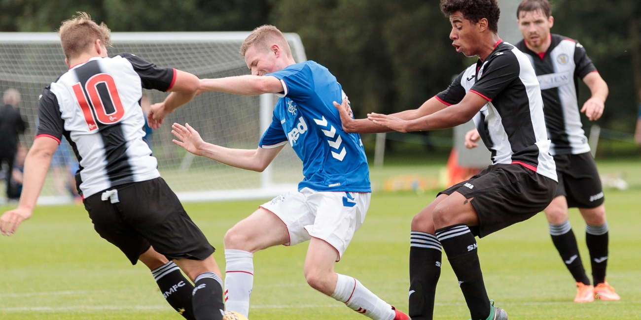 St Mirren Reserves in action this afternoon