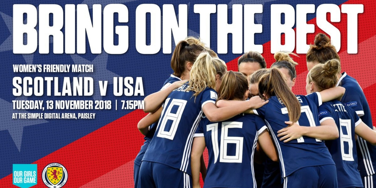 Ticket Info: SWNT v USA (13th November 2018)