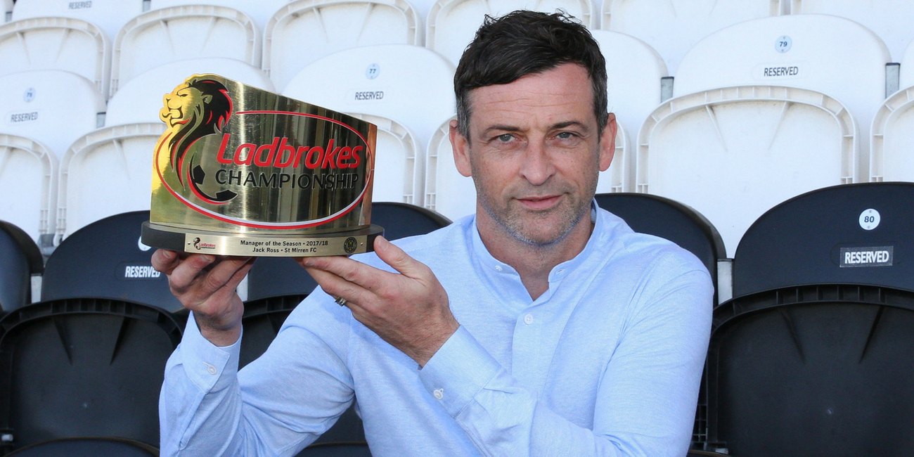 Jack Ross named Ladbrokes Championship Manager of the Year