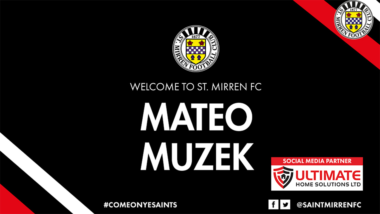 Mateo Muzek signs for Saints