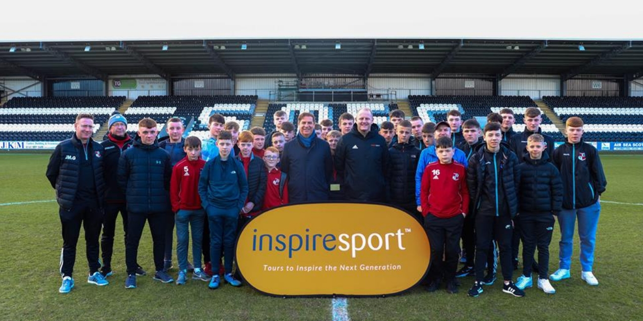 South Belfast Youth League select teams visit St Mirren