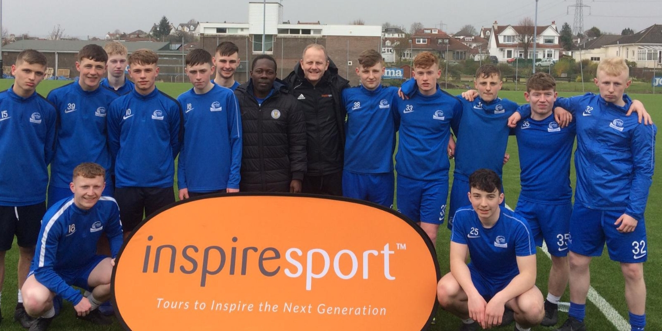 Belfast Metropolitan College visit St Mirren with inspiresport