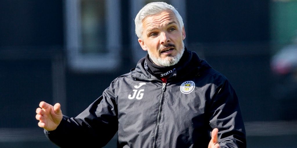 Jim Goodwin ahead of Ayr United 