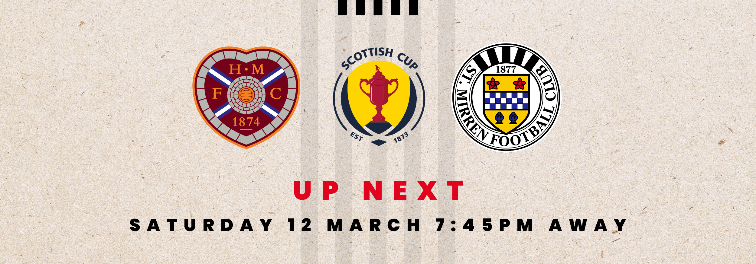 Up Next: Hearts v St Mirren (12th Mar)