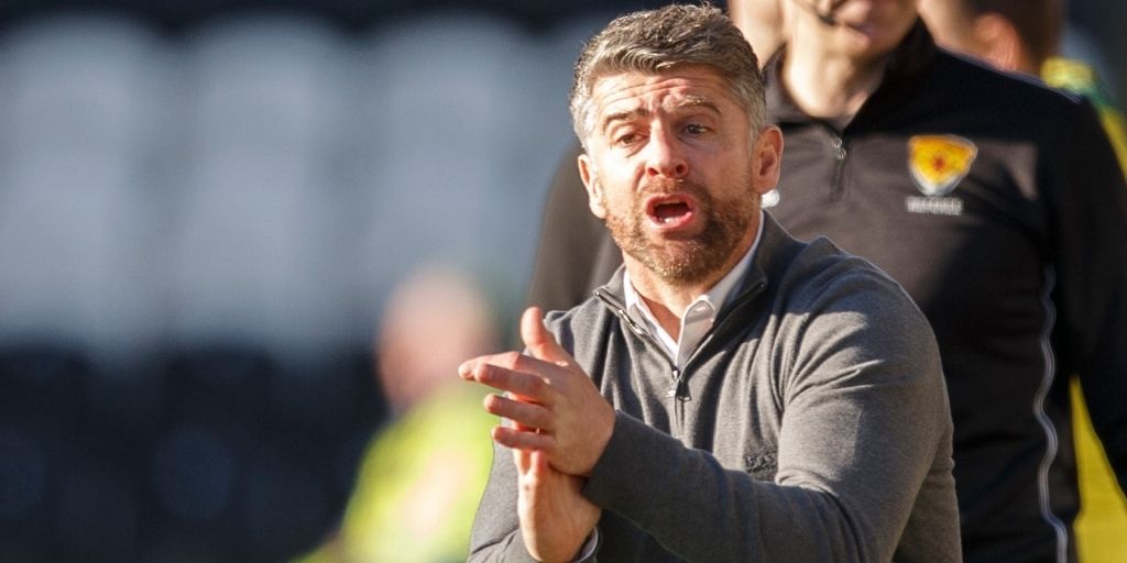 The manager gives his assessment of defeat against Dundee United