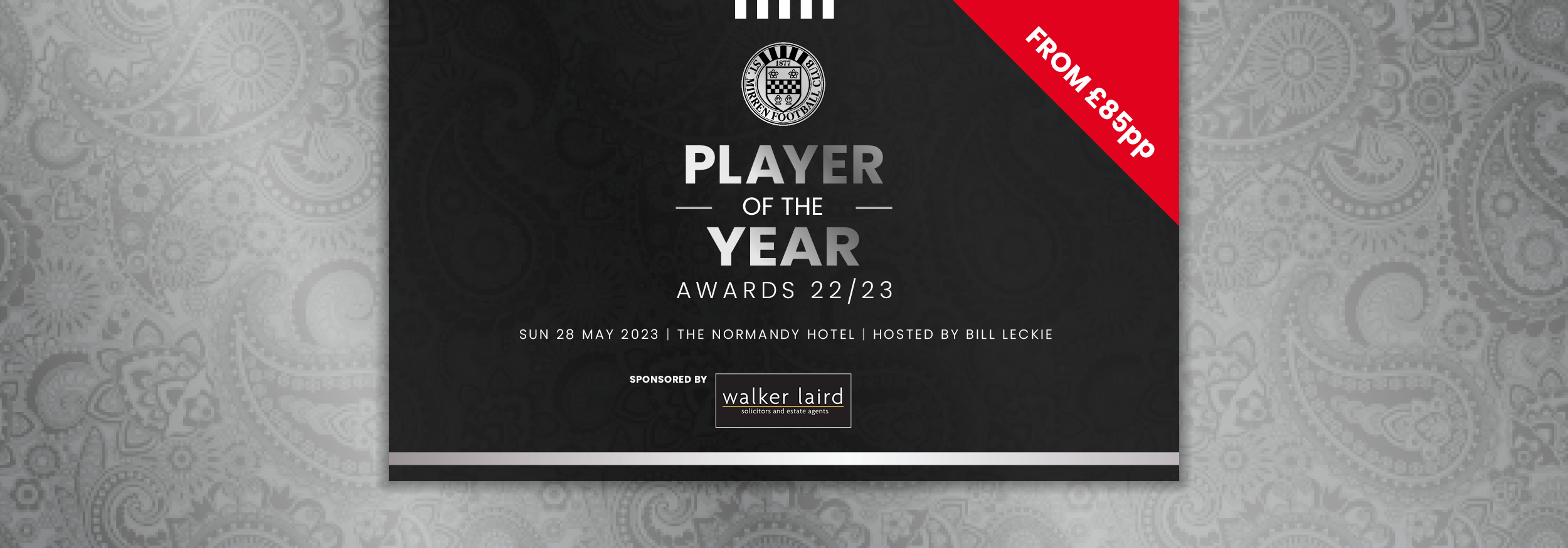 St Mirren Player of the Year Awards Dinner 2022/23