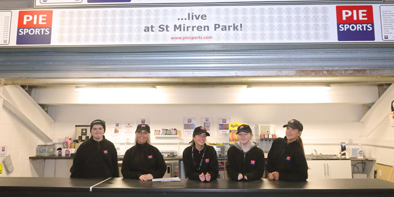 Choice Catering is recruiting for roles at St Mirren