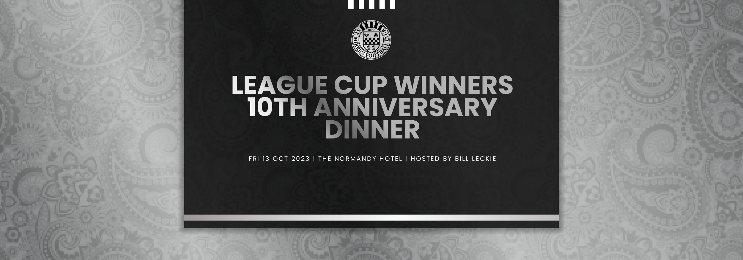 League Cup 10th Anniversary Dinner