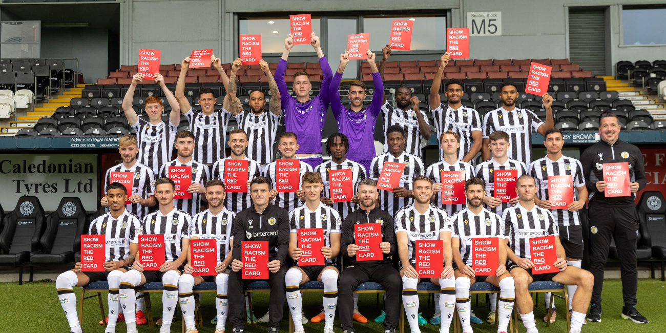 St Mirren FC Supports Show Racism The Red Card