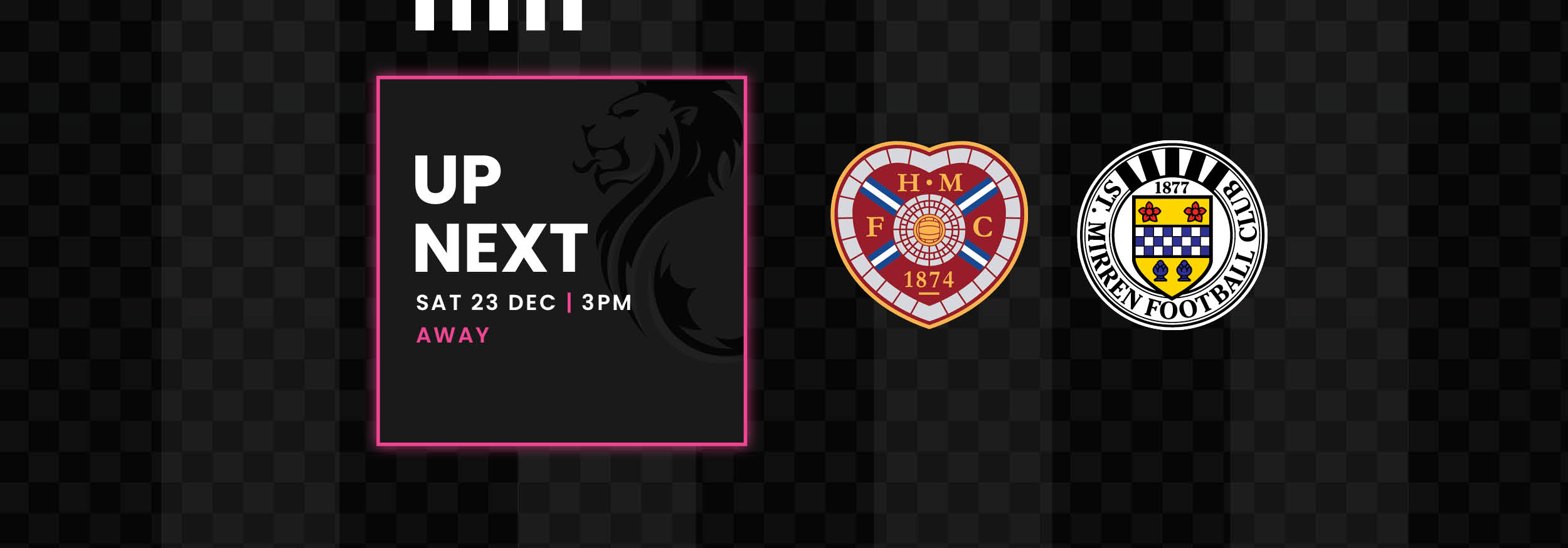 Up Next: Hearts v St Mirren (23rd Dec)