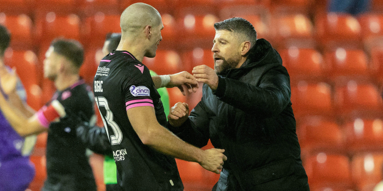 Stephen Robinson delight at big win away to Aberdeen