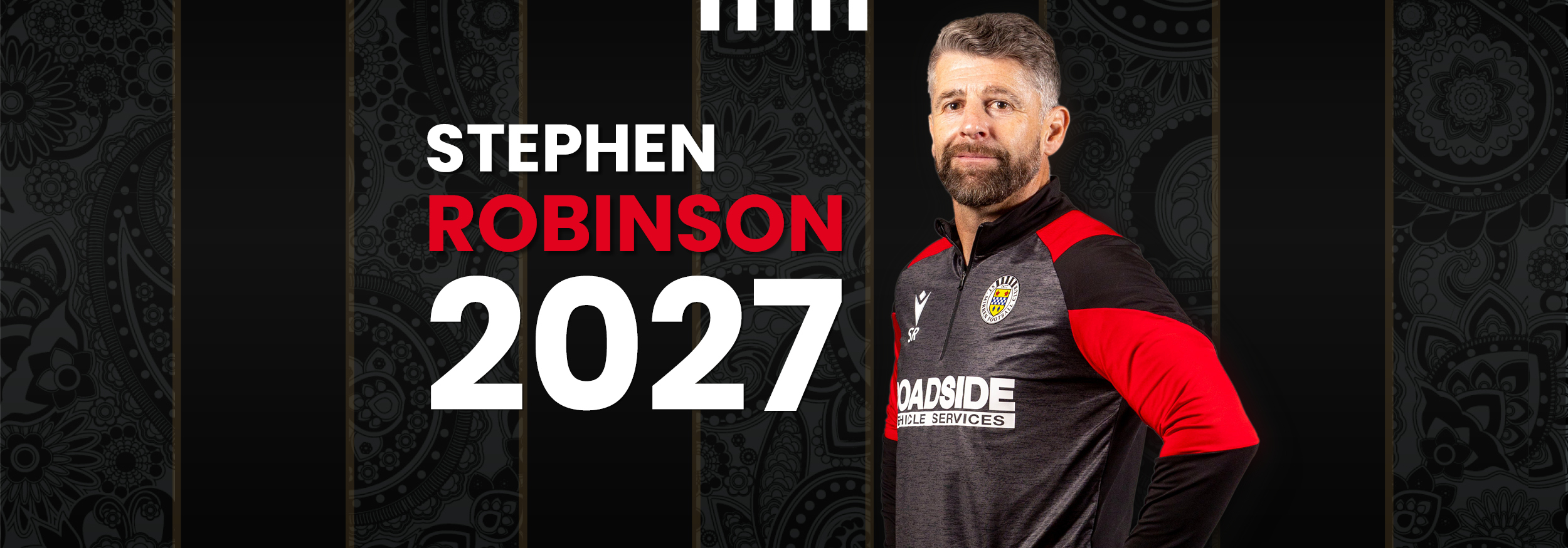 Manager Stephen Robinson agrees contract until 2027