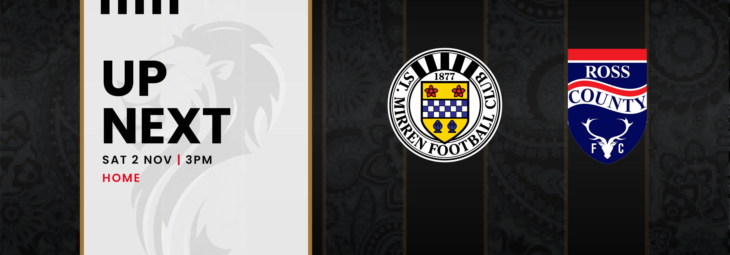 Match Preview: St Mirren v Ross County (2nd Nov)