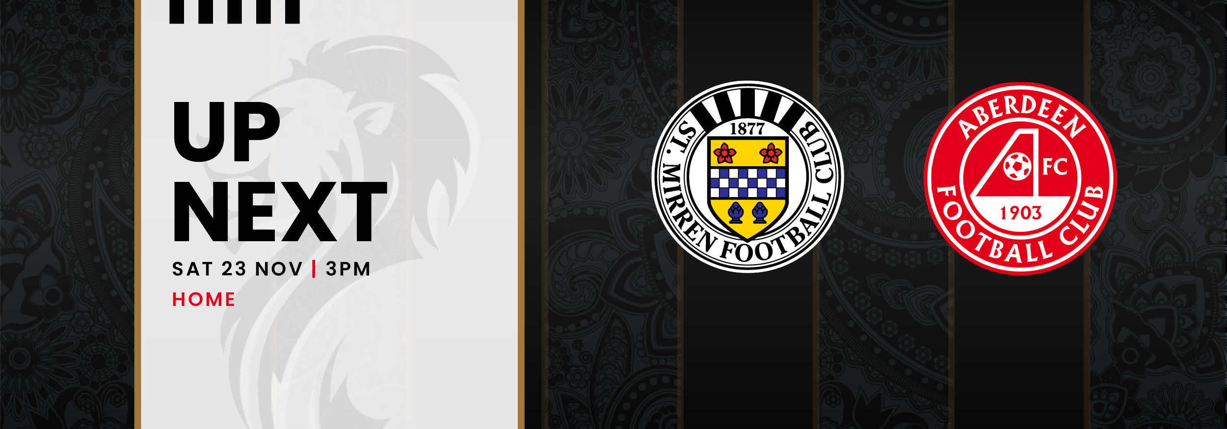 Match Preview: St Mirren v Aberdeen (23rd Nov)