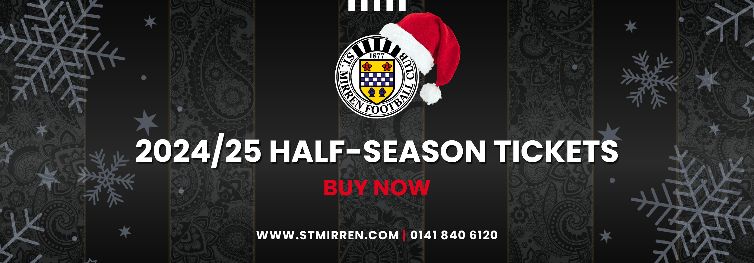 2024/25 Half-Season Tickets | Join us for the remainder of the season