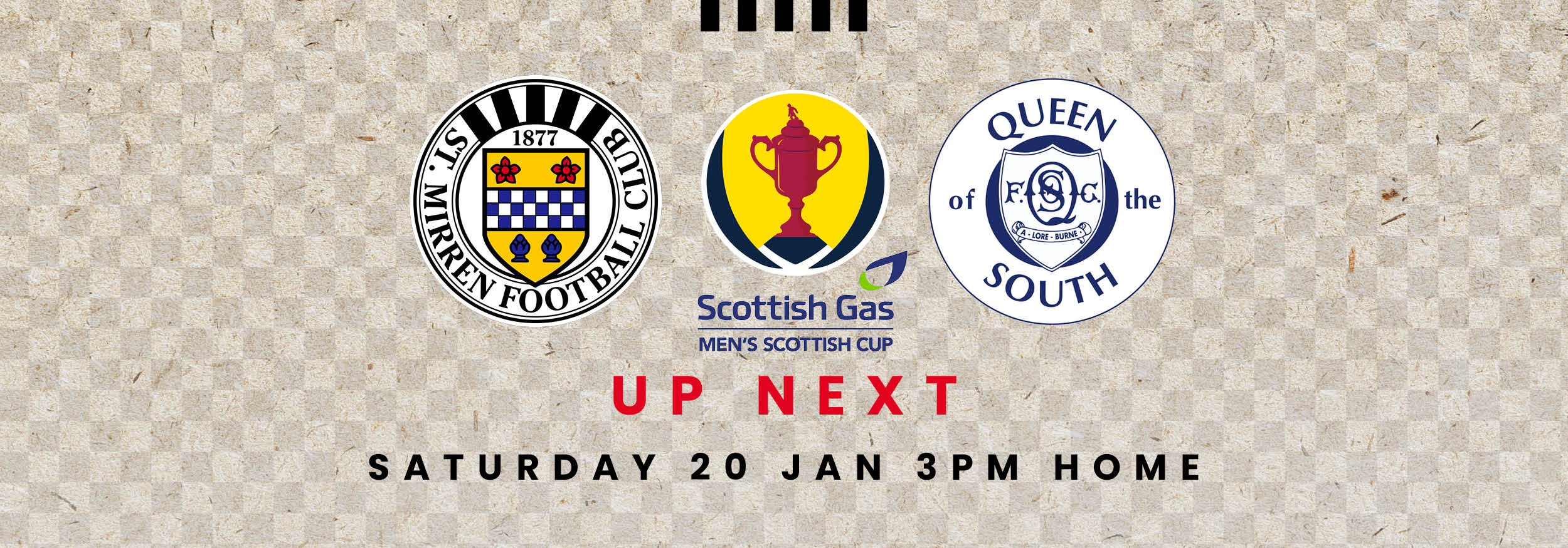 Up Next: St Mirren v Queen of the South (20th Jan)