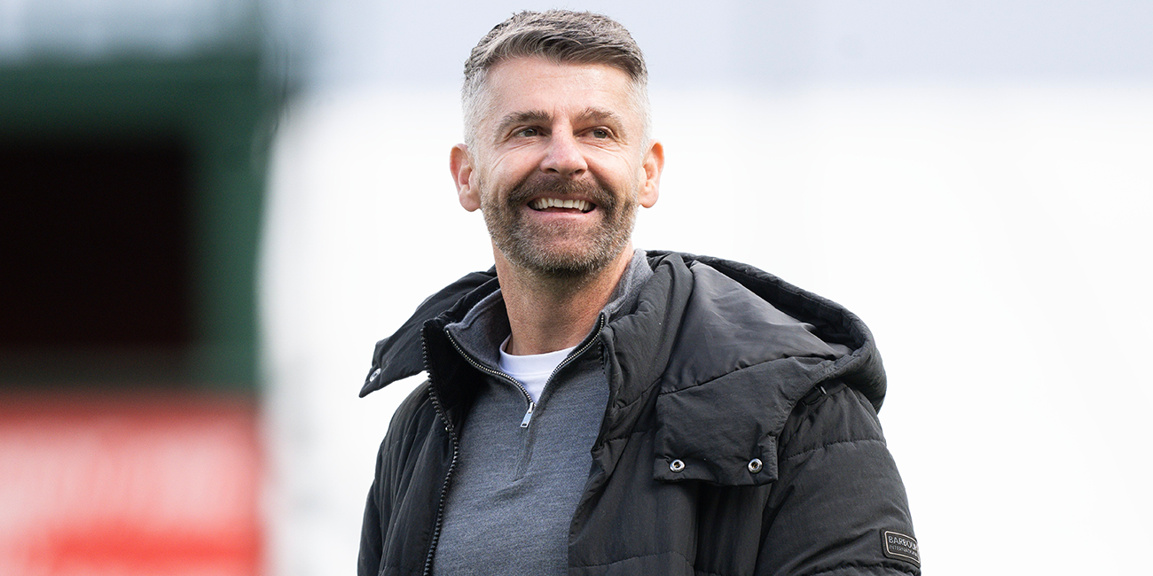 Manager Stephen Robinson ahead of his 400th match in management