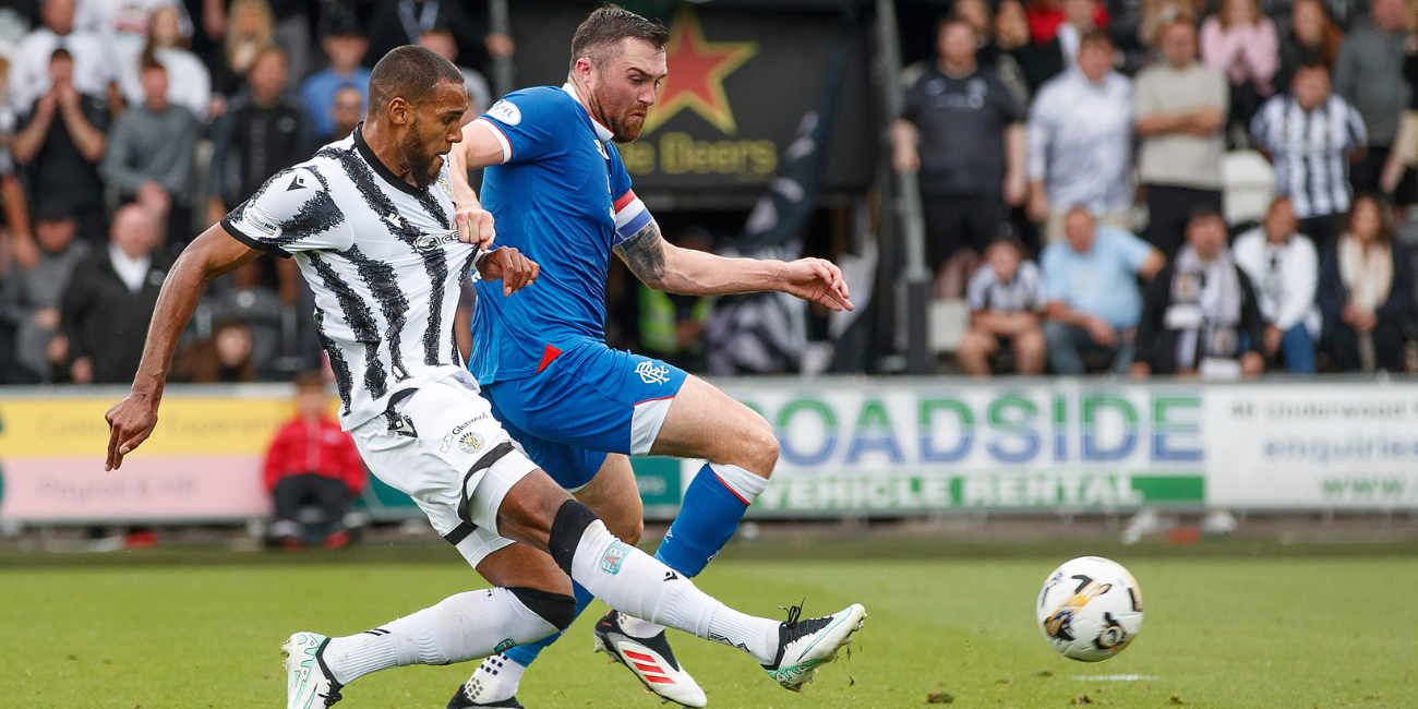 Jonah Ayunga's goal put Saints ahead (Image: Allan Picken)