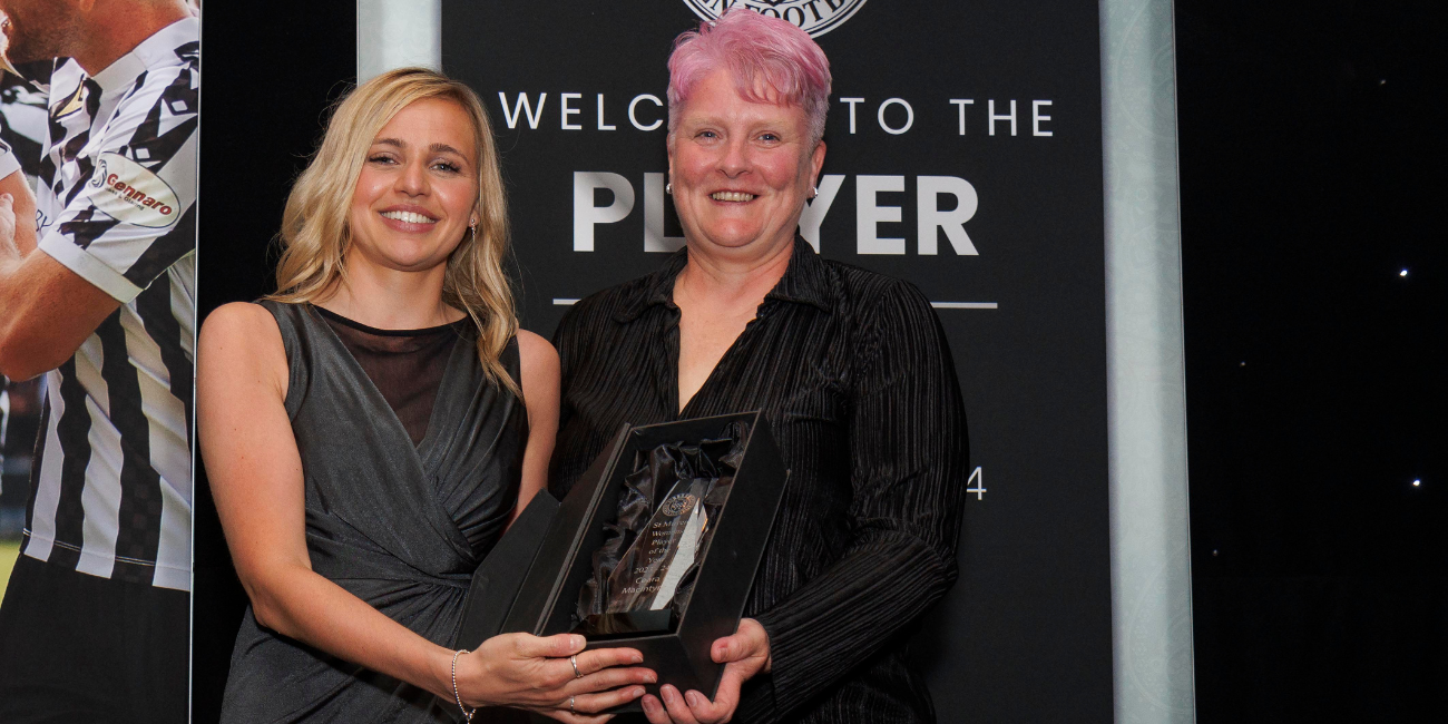 Ceara Macintyre won the St Mirren Women's Player of the Year