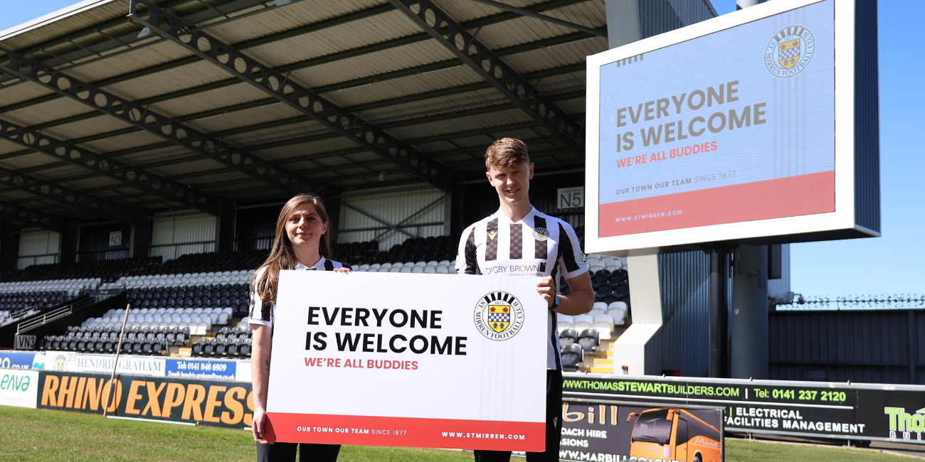 Karen McCabe and Mark O'Hara promote 'Everyone is Welcome'