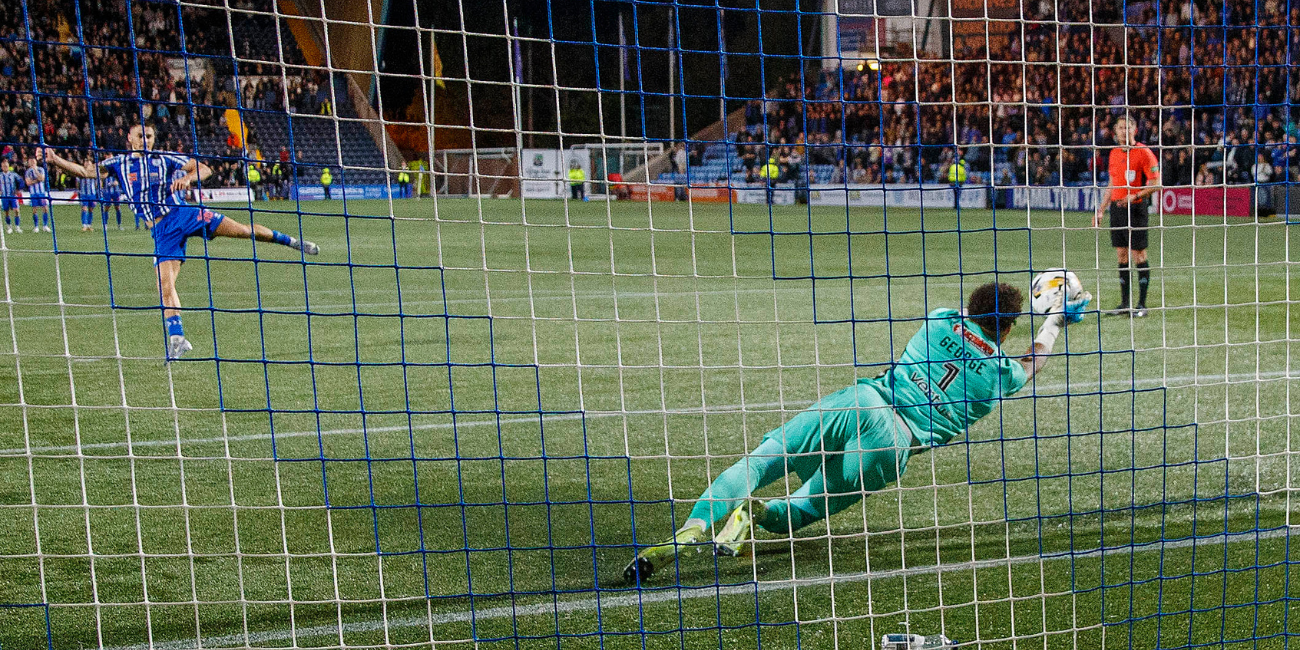 Shamal George saves penalty