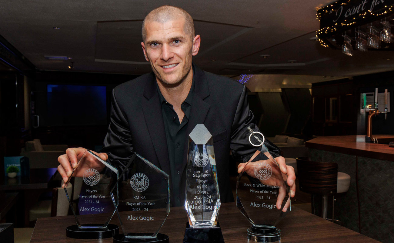 Alex Gogic wins St Mirren Men's Player of the Year