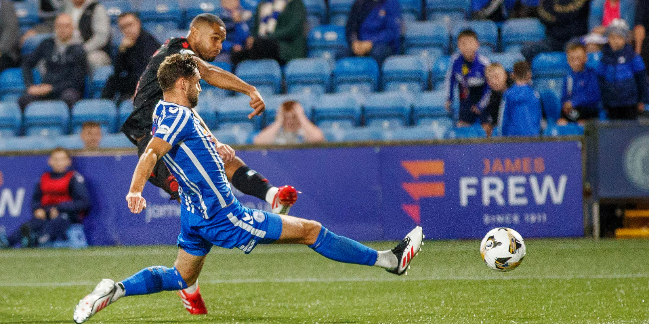 Mikael Mandron scores against Kilmarnock