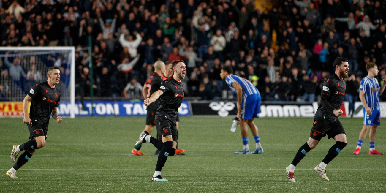 St Mirren celebrate penalty shoot-out win over Kilmarnock
