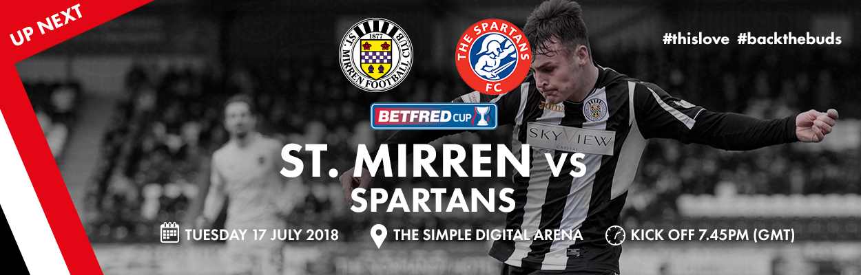 St Mirren vs Spartans: Matchday Info (17th Jul)