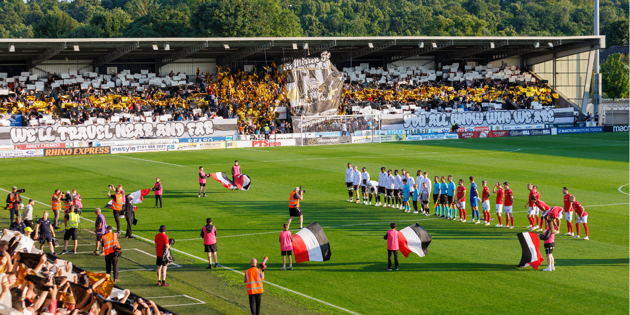 The SMiSA Stadium prior to our match against Valur FC