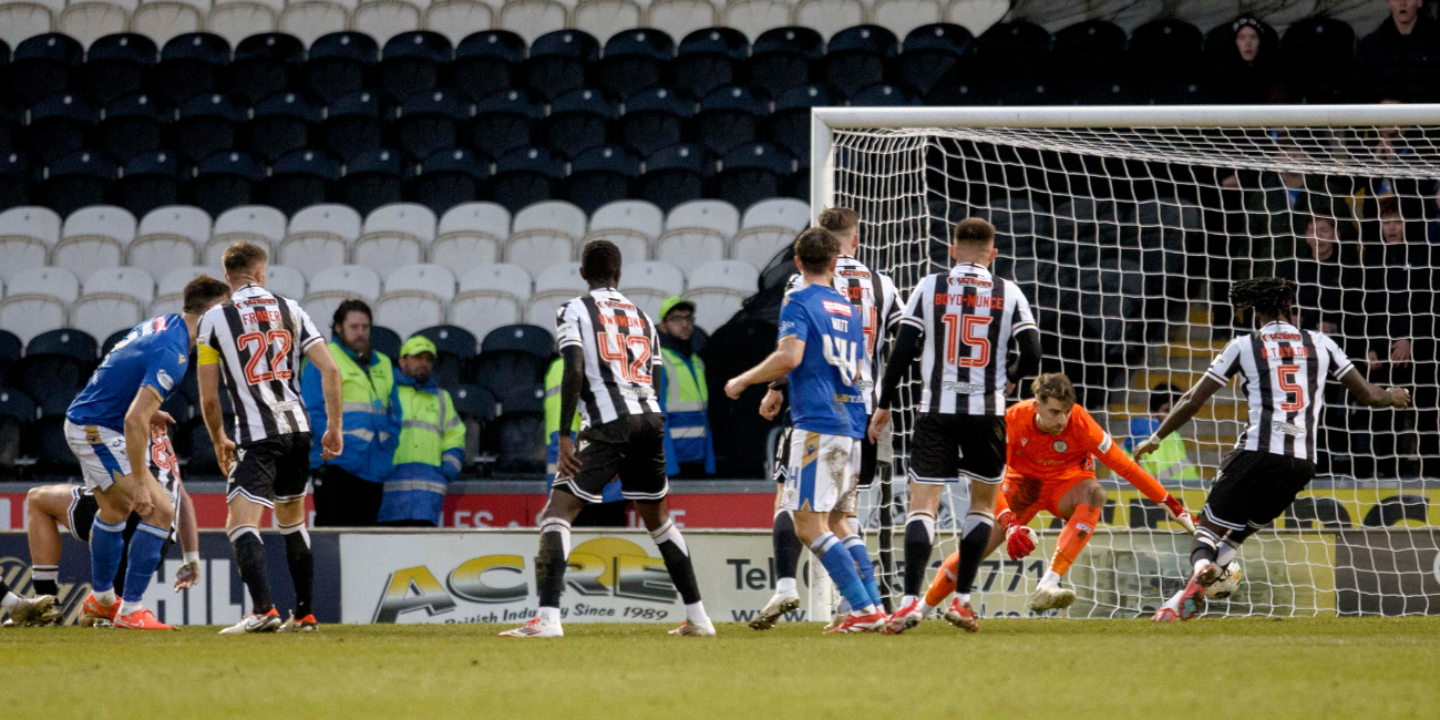 St Johnstone scored the only goal of the game