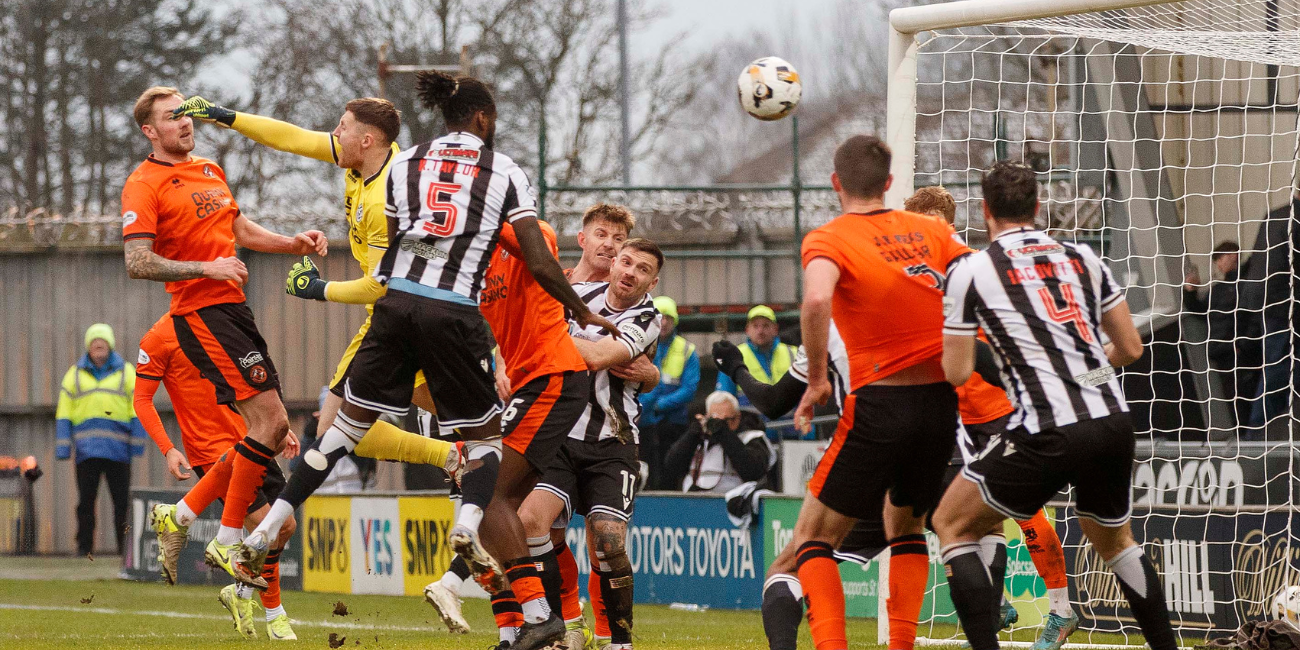 Richard Taylor goes close to opening the scoring